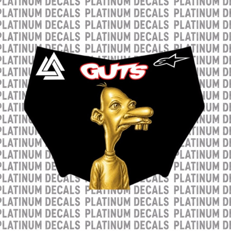 Neegy Motocutz Plate Decal